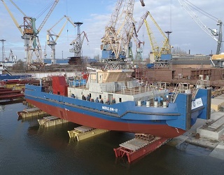 «НІБУЛОН» спустив на воду останній буксир проекту POSS-115